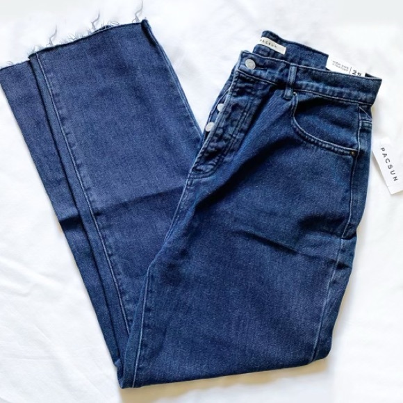 PacSun High Rise Straight Leg Jeans - Picture 5 of 7